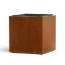 Кашпо TREEZ Effectory Corten Steel Куб 30х30х30 см