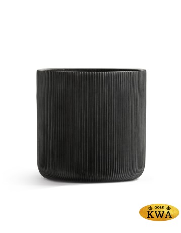 Кашпо Treez Ergo Jet Цилиндр Антрацит в-37, д-37 см