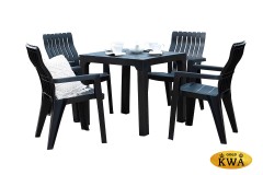 Комплект мебели b:rattan Boston Set, антрацит