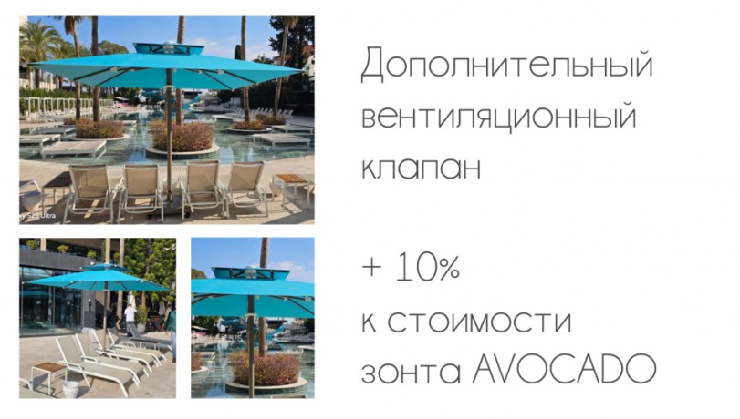 Зонт профессиональный 2х2 м