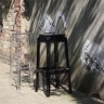 Табурет прозрачный полубарный