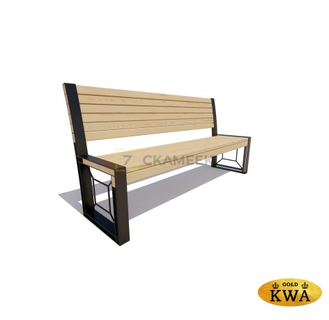 Скамейка «Бавария» (1,5 ангарская сосна)