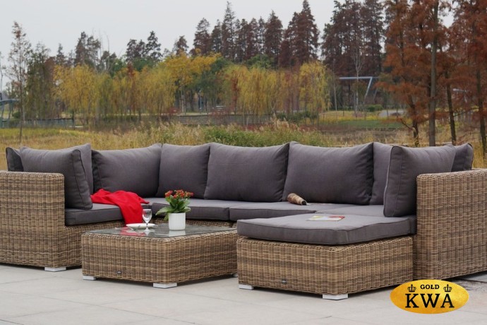 "Лунго" модуль диванный прямой с подушками, цвет соломенный