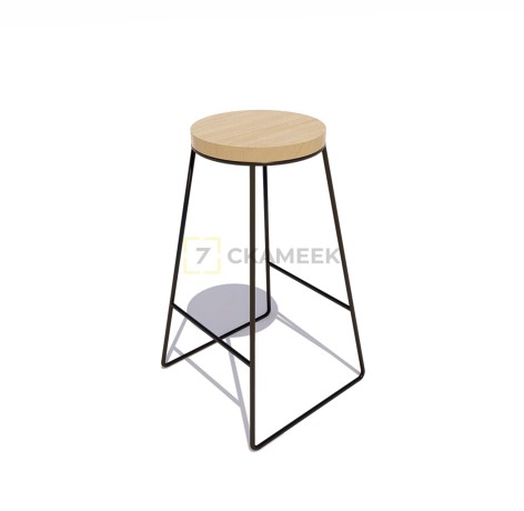 Барный стул «Статика» (брус лиственница)