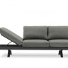 Lund Лаунж-диван антрацит/антрацит, алюминий
