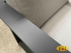 Стол кофейный из алюминия Graphite 80
