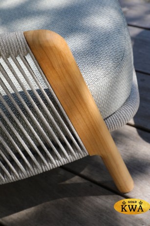 Avesta Комплект лаунж мебели серый, тик/алюминий/веревка