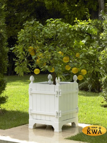 Кашпо деревянное из дуба ручной работы Версальский замок