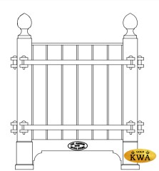 Кашпо деревянное из дуба ручной работы Версальский замок
