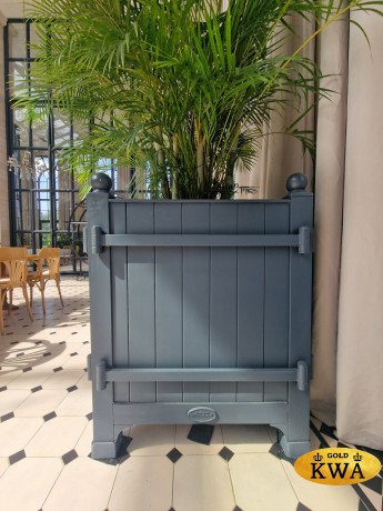 Кашпо деревянное из дуба ручной работы Версальский замок