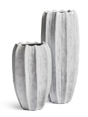 Кашпо TREEZ Effectory Aura Высокая Кашпо-ваза Жемчужный лак д-45 см, в-135 см 1/1