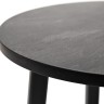 "Альберто" интерьерный стол из HPL круглый Ø30 H40, цвет "серый гранит"