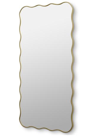 Fancy L Gold Зеркало в тонкой раме Smal