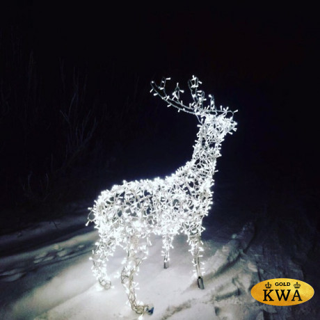 Светящийся новогодний светодиодный олень