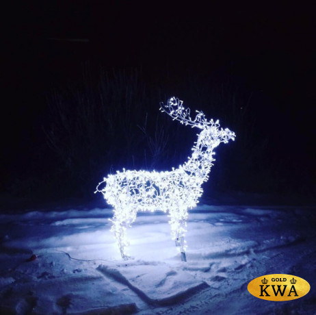 Светящийся новогодний светодиодный олень