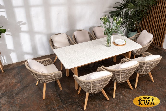 Обеденная группа из тика TALARA L Joygarden