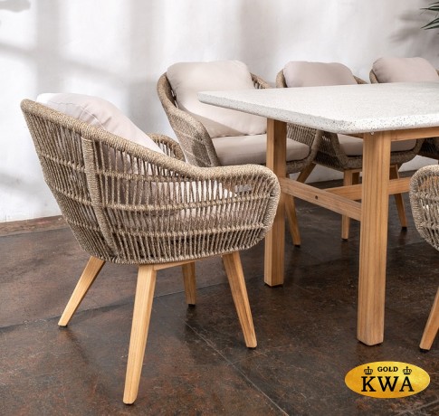 Обеденная группа из тика TALARA L Joygarden