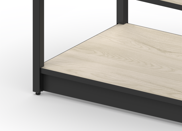 Уличная кухня Lounge C-101S, 1.8 м, дуб сонома/черный мрамор