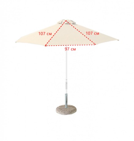 Зонт пляжный профессиональный Ø2.5 м