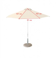 Зонт пляжный профессиональный Ø2.5 м