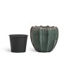 Кашпо TREEZ Effectory Aura Чаша Изумрудный лак д-38, в-34 см