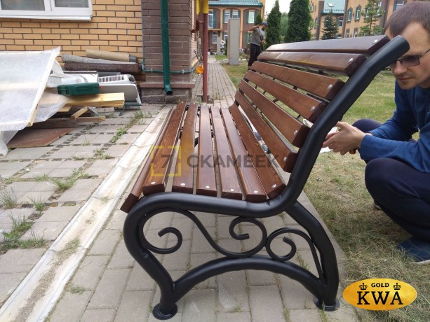 Скамейка садовая «Брянск» (2,0 ангарская сосна,30х60)