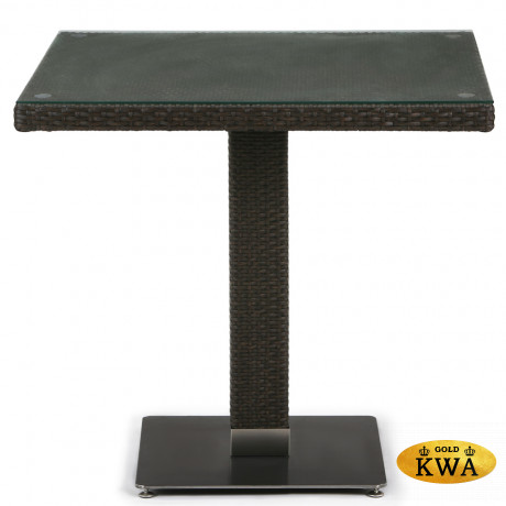 Плетеный стол T606SWT-W53-80x80 Brown