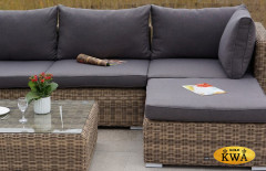 &quot;Лунго&quot; модуль диванный угловой с подушками, цвет соломенный