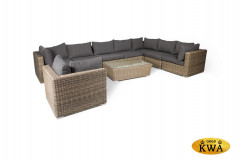 &quot;Лунго&quot; модуль диванный угловой с подушками, цвет соломенный