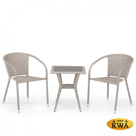 Комплект плетеной мебели T25C/Y137C-W85 Latte (2+1)