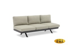 Lund Комплект лаунж мебели антрацит/серый, алюминий