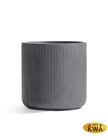 Кашпо Treez Ergo Jet Цилиндр Дымчато-серый бетон в-37, д-37 см
