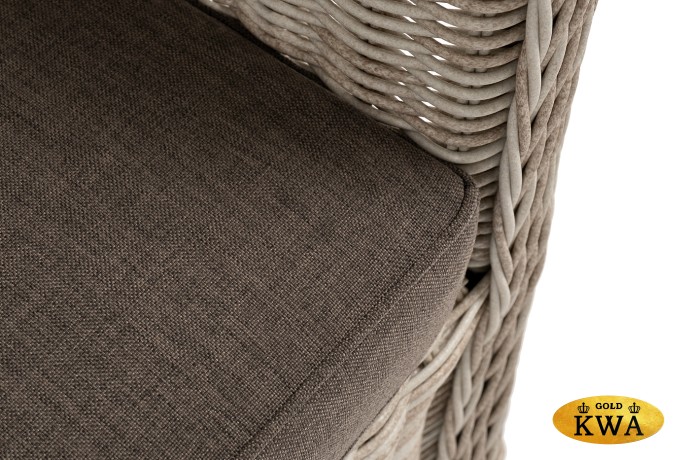 "Гляссе" кресло плетеное из искусственного ротанга, цвет бежевый