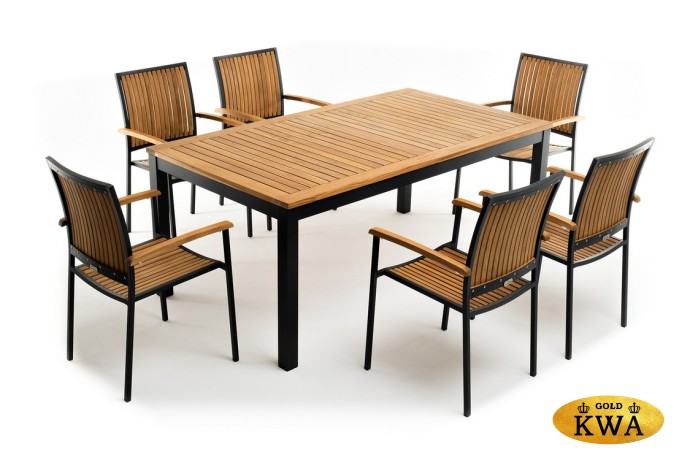 Обеденная группа из алюминия LONDON  Joygarden