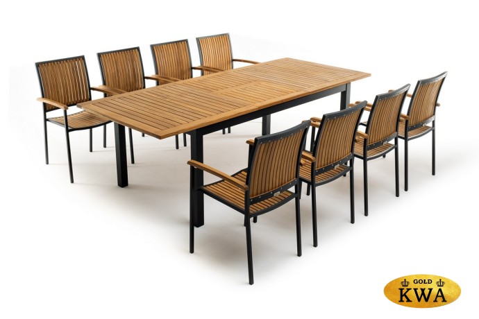 Обеденная группа из алюминия LONDON  Joygarden