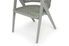 "Амстердам" плетеный стул из искусственного ротанга, цвет серый