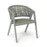 "Амстердам" плетеный стул из искусственного ротанга, цвет серый