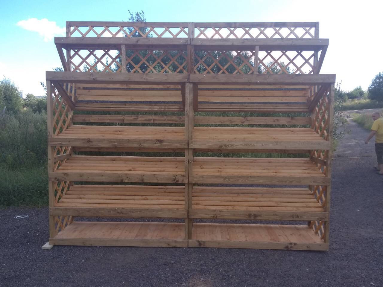 Стеллажи для овощей и фруктов